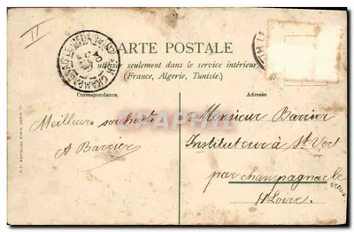 Chasse à courre — deux cavaliers en tenue de chasse et chiens en action — R.P. Éditeurs, Paris, série 771 — Verso