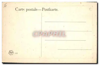 Piesi w pełnym biegu — Walka o zdobycz — Wydawca G. Béguin, nr 1777 — Rewers
