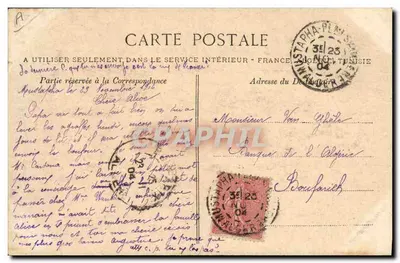 Argélia — Exercícios de Spahis — Coleção Ideal P. S. n° 250 — Verso