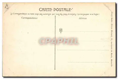 Marseille — Koloniale tentoonstelling. Campement van types Yahis-Algerijnse — Achterkant