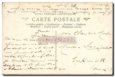 Mlle de Vére — Portret kobiety w eleganckim stroju — Flaurlinger, Paryż, nr 195 — Rewers