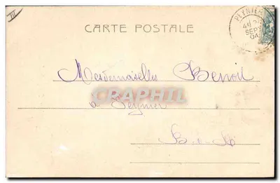 Mlle De Pebrel — dançarina — Alterna-Tern, n°2084 — Verso