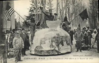 Karneval von Aix — Die Eroberung des Nordpols oder das Geheimnis des Pols — Guende, phot. - Marseille