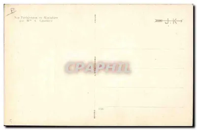 Kobieta w żółtej sukni — rysunek mody — A. Chaineuy — Rewers