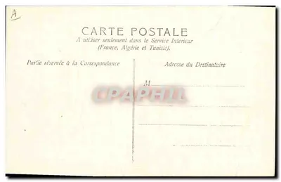Cabelos e blusa de Auvergne — Cantal — editor não visível, n° de série 44 — Verso