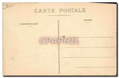 L'Auvergne — Trincea di neve alta 3 metri — M.T.L. n°3470 — Verso