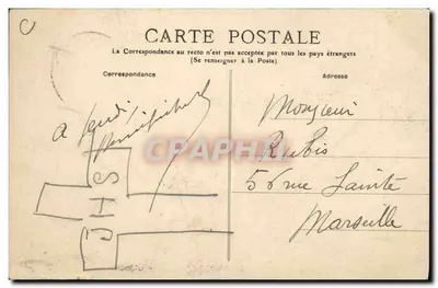 Tipos na Auvergne — O Laboufrage — Editor J. L. n° 2615 — Verso