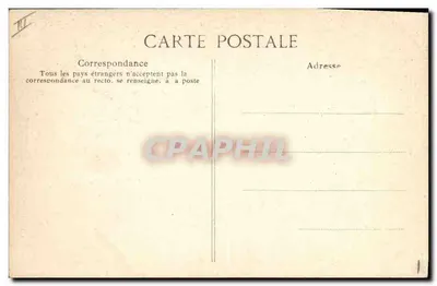 Het pittoreske Auvergne — Schapenhoeder (op het helling) — V.D.C. n°2049 — Achterkant
