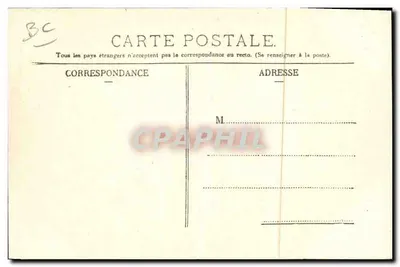 Auvergne — Pastor indo para o pasto — Litografia, Paris — Verso