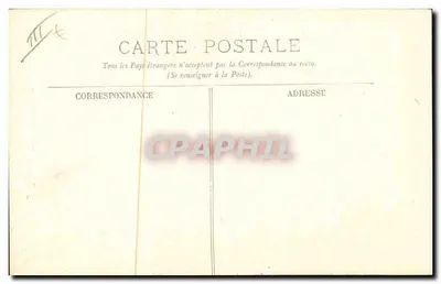 Camponesas de Châteaumeuf — A Auvergne Pitoresca — Coleção V. D. C., edit. n° 1076 — Verso