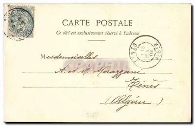 O Ninho de Pierrot — cena de Pierrot e Pierrette — editor A.G. (Paris) — Verso