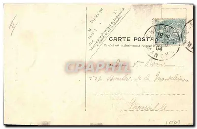 Pulizia di una barca — Moulinay, No. 99 — V.A.P. Parigi — Verso