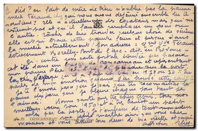 Chegada do atum em Concarneau — n°21 — Verso