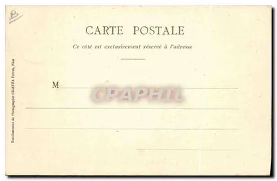 St-Raphaël — Retorno da Pesca — Edição Gilettta, fotografia, Nice, n° 1604 — Verso
