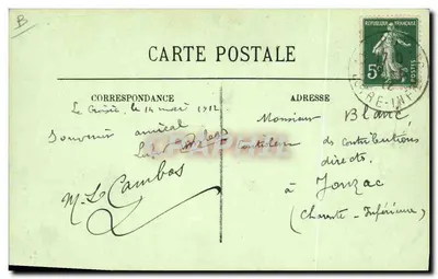 Tipo de Marin — LL, n° 3018 — Verso