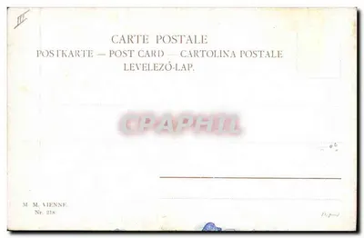 Dois cavaleiros e uma mulher — cena de caça — M. Vienné, n° 218 — Verso