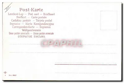 Caccia a cavallo — Serie 3027 — Verso