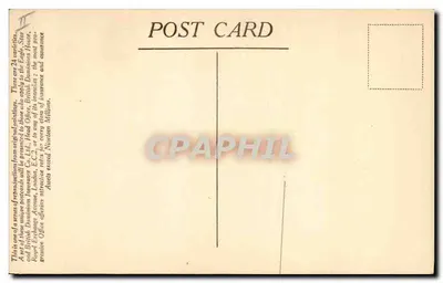 Cão de guarda — publicidade para a seguradora 'All in' — British Dominions Office — Verso