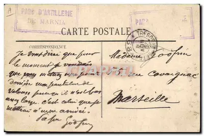 Casablanca (Marrocos) — Os Spahis e Tirailleurs em serviço de provisões — Fot. Slat-Bel-Abbé — Verso