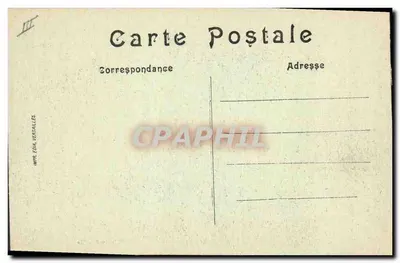 Hôtel du Parc — Ospedale Temporaneo n°21 — Edizione Rapplier — Verso