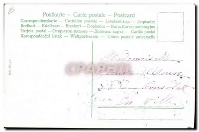Bebês saindo de ovos — cena humorística — série 384, editor não identificado — Verso
