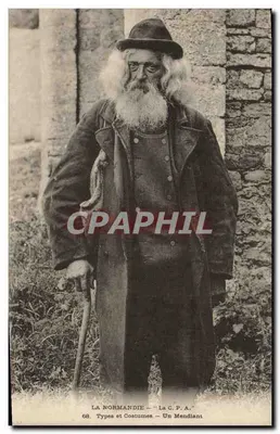 Normandy — A Beggar — Vintage Postcard n°68