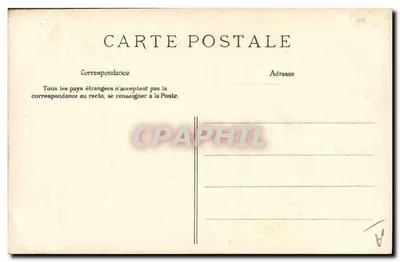 Le Piccole Mendicanti — Editore E.L.D. — timbro 3c verde Repubblica Francese — Verso