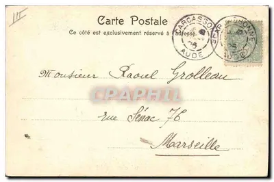 Dziecko w mundurze odrzucające zabawkę dziewczence — Raphaël Tuck & Fils, seria 177 — Rewers