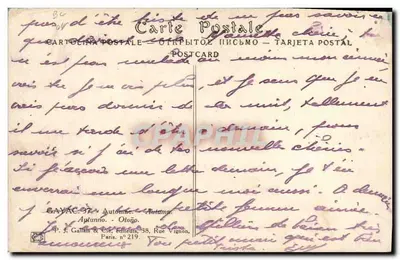 Mulher jovem de cabelos ruivos — retrato — P. J. Gallais & Cie, Paris, n°219 — Verso