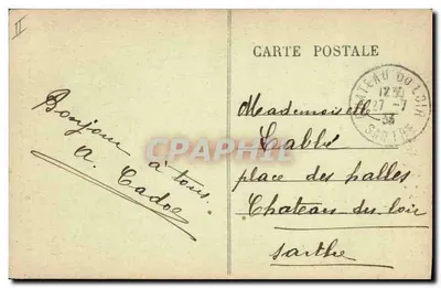 Aardappelen — Libourne, serie 6364 — M.T. L. — Achterkant