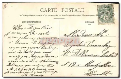 Giovani Auvergnate — 371 — Lib. Boug-Béal, 21 Rue de l’Ecu, Clermont-Ferrand — Verso