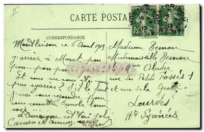 Typen van Auvergne — Een goede vangst — C. B. (uitgever ?) — Achterkant