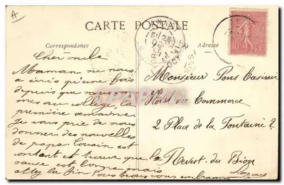 M. VATEL — Satisfação — Fotografia A. BERNARD & Cie, Nancy — Verso