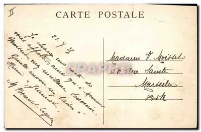 Modane (Savoie) — Vue générale des Casernes et de l'Hôpital Militaire — éditeur : Imprimerie de Modane, n° 3150 — Verso