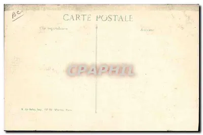 Leitura do Jornal aos Feridos — 1914 — 14ª Série — E. Le Deley — Verso