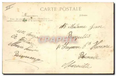 Toulon — Hospital Sainte-Anne — Editor ELD, n° 291 — Verso