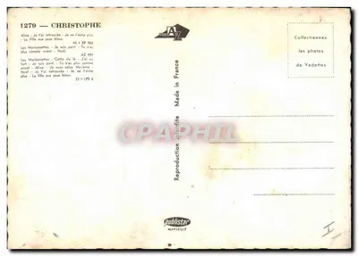 Christophe — 1279 — publistar Marsylia — Rewers