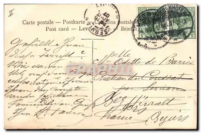 Saudações de Alsácia-Lorena — Lembrança de Alsácia-Lorena — editor não identificado, número de série não visível — Verso