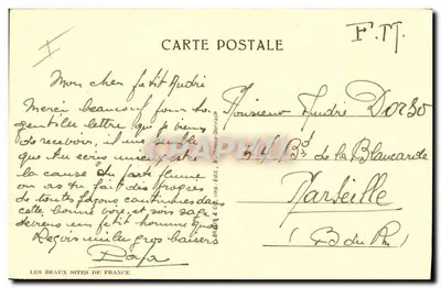 Alsacianas se dirigindo à igreja — série 534A — editor Brahm & Cie, Strasbourg — Verso