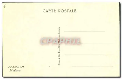 Alzasko — Gniazdo kruków — Braun & Cie, Mulhouse-Dornach — Rewers