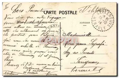 A ALSÁCIA em 1871 — Quadro de E. Michel — Coleção Cairo — L. Catrol, fot. Cail, Montpellier — Verso