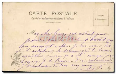 Arabisch broodje-markt — Salon 1901 — Uitgever S.I.P. n°2104 — Achterkant