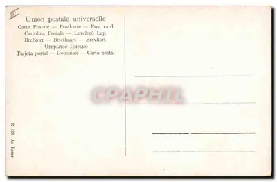 Wspólne targowisko w Konstantynopole — Turcja Azjatycka — wydawca R 123 Au Bazar — Rewers