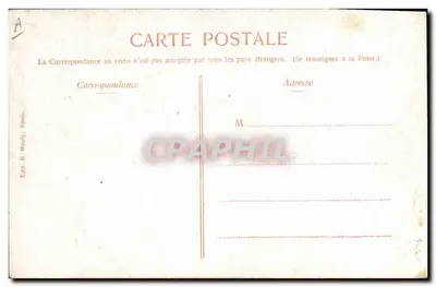 Dança da parsee — Mouly B. — Ed. B. Manly, Tunísia — Verso