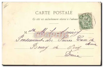 Fêtes et Porte-Bonheur — jeune femme en costume exotique tenant un porcelet porte-bonheur — Phototypie A. Bergeret et Cie, Nancy, n°4 — Reverso