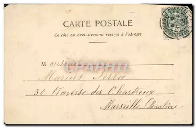 Los Gêneurs en el vagón — Edición Phototype A. Bergeret et Cie, Nancy — Reverso