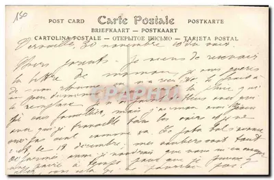Funérailles des Victimes de la Catastrophe du Dirigeable « La République » — Versailles, 28 Septembre 1909 — ND Phot. — Verso