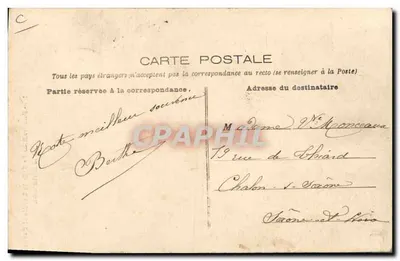Funérailles de S.E. le Cardinal Perrat — 13 février 1906 — J.C. AUTUN — Verso