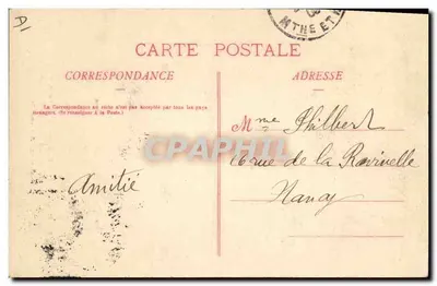 Funérailles de S. E. le Cardinal Martin du Sud — Nancy, 30 octobre 1908 — Phototypie Royer et Cie, Nancy — Verso
