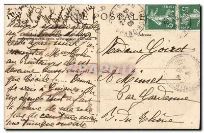 Versailles — Funérailles nationales des victimes du dirigeable « République » — ELD, n° 1909 — Verso